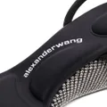 Alexander Wang Dahlia crystal-embellished wedge 105mm sandals - Black