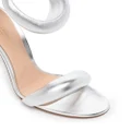 Gianvito Rossi Bijoux 105mm leather sandals - Silver