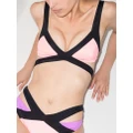 Agent Provocateur Mazzy cut-out bikini top - Pink