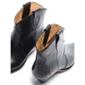 ISABEL MARANT polished-finish pointed-toe boots - Black