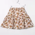 Kenzo Kids all-over tiger-print skirt - Pink