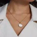 Monica Vinader Keshi-pearl pendant charm - Gold