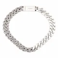 Saint Laurent curb-chain necklace - Silver