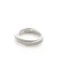 Monica Vinader sterling silver diamond wedding ring