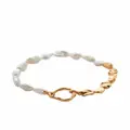 Monica Vinader x Mother of Pearl Keshi pearl bracelet - Gold