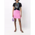 MSGM shirred-effect mini skirt - Pink