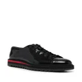 Onitsuka Tiger patent-leather low-top sneakers - Black