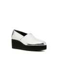 Onitsuka Tiger Wedge-S patent leather loafers - Silver