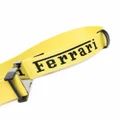 Ferrari logo-print buckle-fastening belt - Yellow