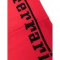 Ferrari logo-print socks - Red