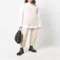 Stella McCartney crew-neck knitted vest - White