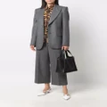 Stella McCartney cropped flannel trousers - Grey