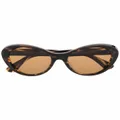 Oliver Peoples Zarene cat-eye frame sunglasses - Brown
