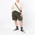 izzue belted-waist shorts - Green