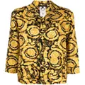 Versace Barocco-print pajama top - Yellow