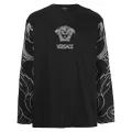 Versace Medusa-print detail T-shirt - Black