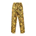 Versace Barocco silk pajama bottoms - Yellow