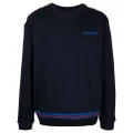 Missoni zig-zag detail logo sweatshirt - Blue