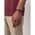 Paul Smith artist-stripe leathe bracelet - Black
