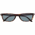TOM FORD Eyewear tortoiseshell-effect square sunglasses - Brown