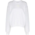 Alexander Wang logo-print cotton sweatshirt - White