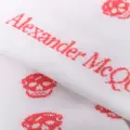 Alexander McQueen skull-knit ankle socks - White