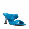 Aquazzura Twist 95 slip-on sandals - Blue