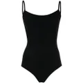 CHANEL Pre-Owned 1980-1990s square neck swimsuit - Black
