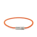 Le Gramme 7g silver nato cable bracelet - Orange