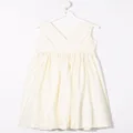 Bonpoint sleeveless pleated-skirt dress - Yellow