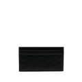 Saint Laurent logo-plaque quilted wallet - Black