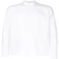 SHIATZY CHEN mandarin-collar fitted shirt - White