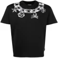 Philipp Plein necklace print T-shirt - Black