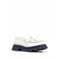 Alexander McQueen Wander chunky lug loafers - White