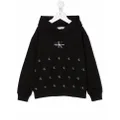 Calvin Klein Kids logo-print hoodie - Black