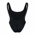 Stella McCartney logo tape swimsuit - Black