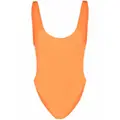 Stella McCartney logo tape swimsuit - Orange