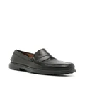 Ferragamo leather penny loafers - Black