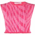 Philosophy Di Lorenzo Serafini ribbed-knit sleeveless top - Pink
