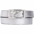 Giuseppe Zanotti logo-buckle belt - Silver