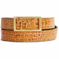 Giuseppe Zanotti logo-buckle belt - Brown