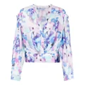 IRO Otaki floral-print blouse - Purple