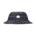 Moncler Enfant logo-stripe bucket hat - Blue