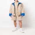 Helmut Lang colour-block single-breasted jacket - Neutrals
