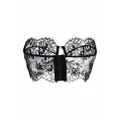 Dolce & Gabbana strapless lace bralette - Black