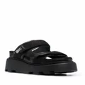Premiata side touch-strap sandals - Black