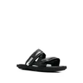 Premiata side logo-patch sandals - Black