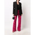 Philosophy Di Lorenzo Serafini floral-print flared trousers - Pink