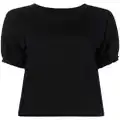 Yohji Yamamoto puff-sleeve T-shirt - Black