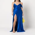 Michelle Mason V-neck silk dress - Blue